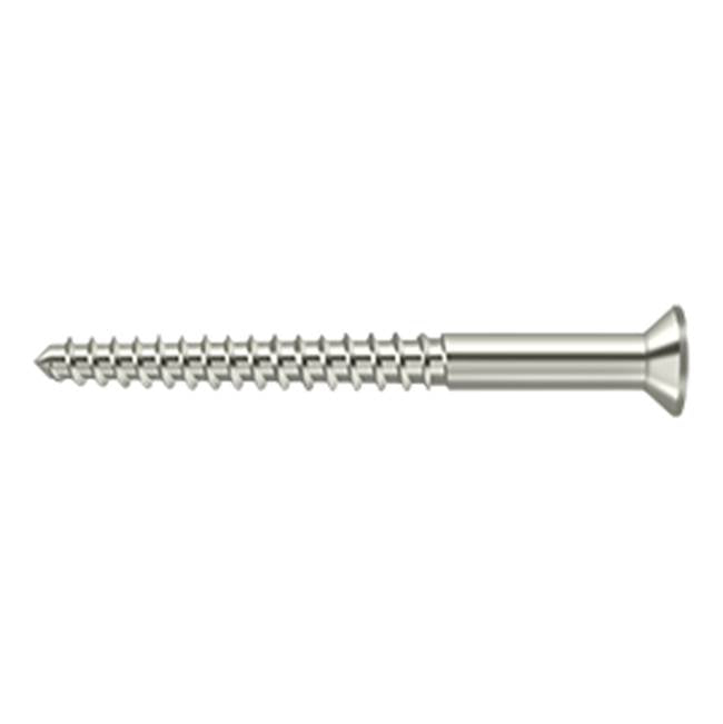 Deltana - Wood Screw, SB, No.12 x 2-1/2'' - Polished Nickel