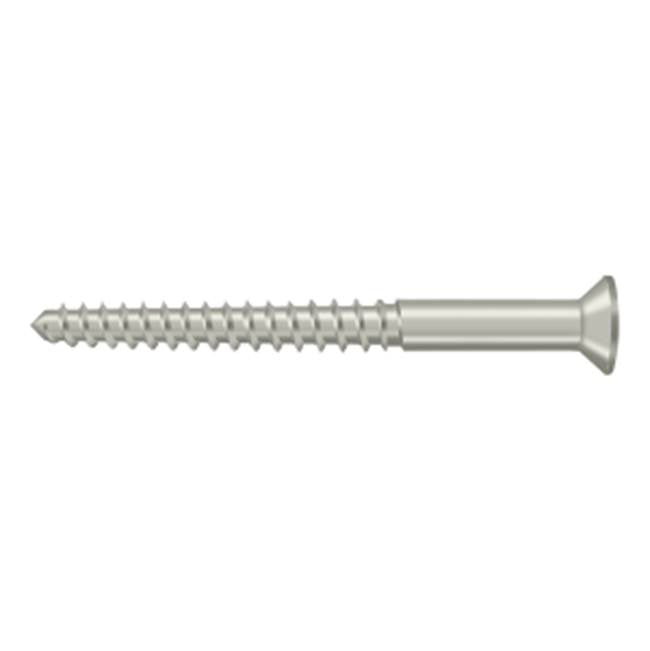 Deltana - Wood Screw, SB, No.12 x 2-1/2'' - Brushed Nickel