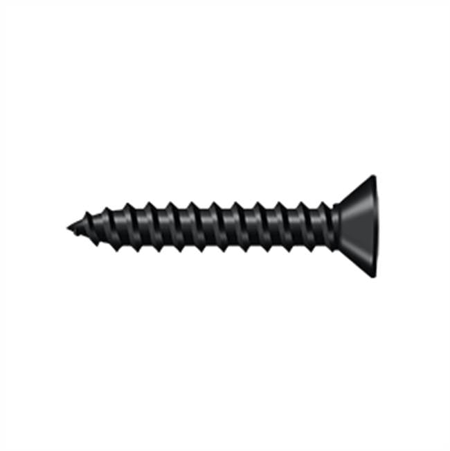 Deltana - Wood Screw, SB, No.7 x 3/4'' - Paint Black