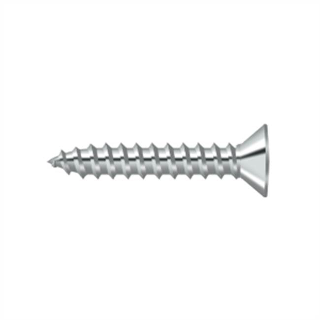 Deltana - Wood Screw, SB, No.7 x 3/4'' - Polished Chrome
