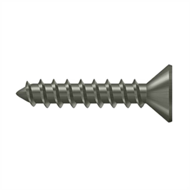 Deltana - Wood Screw, Steel, No.10 x 1'' - Antique Nickel