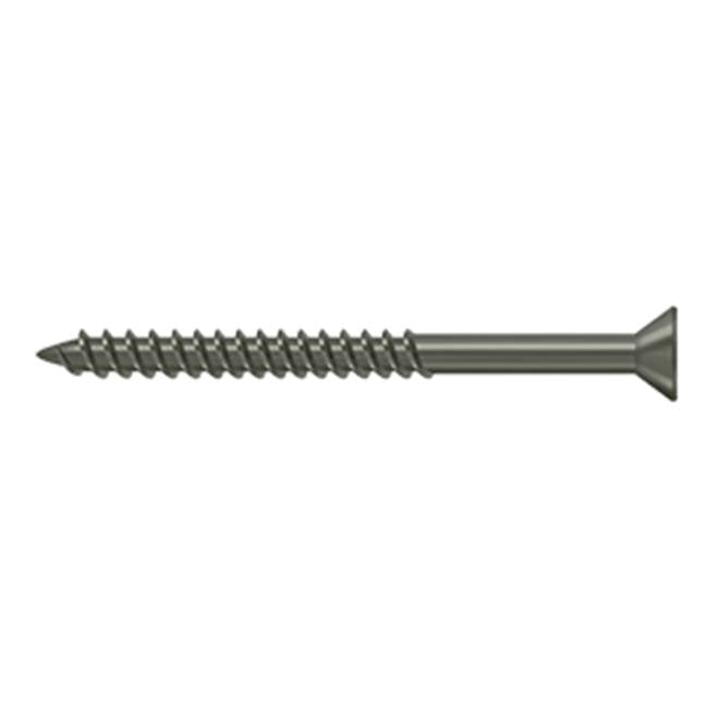 Deltana - Wood Screw, Steel, No.10 x 2-1/2'' - Antique Nickel