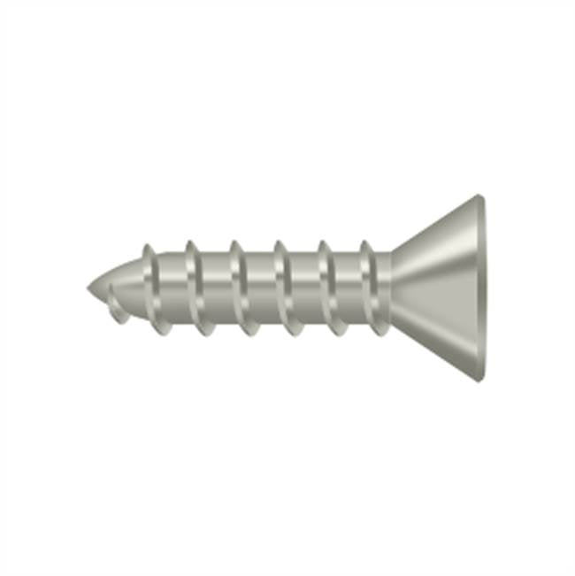 Deltana - Wood Screw, Steel, No.10 x 3/4'' - Brushed Nickel