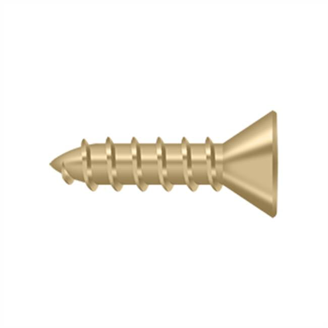 Deltana - Wood Screw, Steel, No.10 x 3/4'' - Brushed Brass