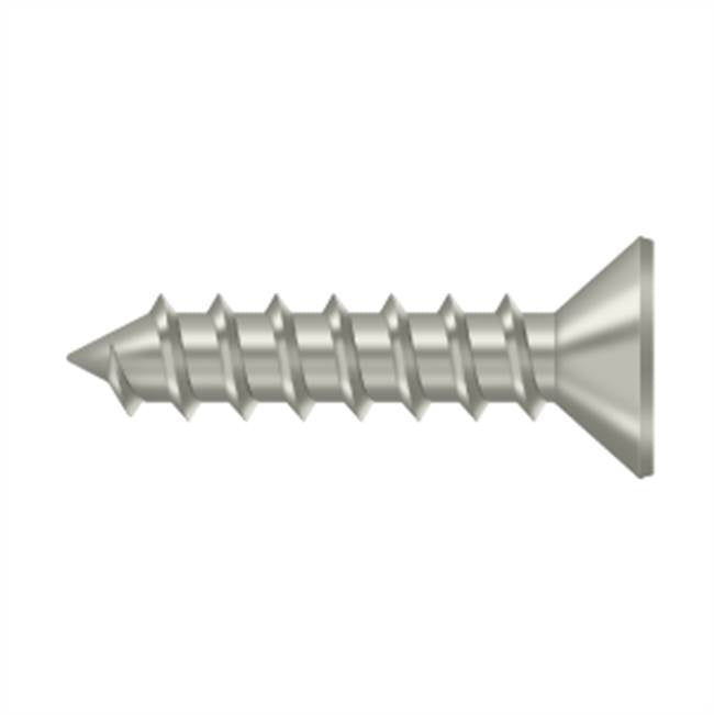 Deltana - Wood Screw, Steel, No.12 x 1'' - Brushed Nickel