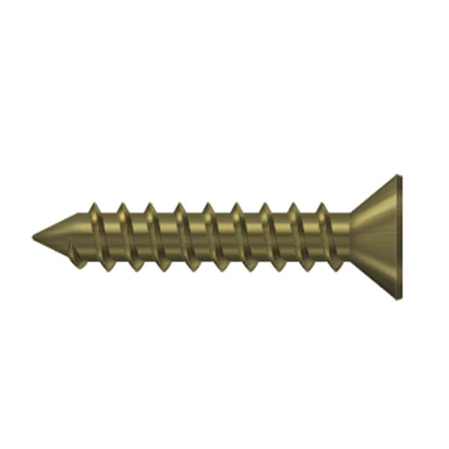 Deltana - Wood Screw, Steel, No.12 x 1-1/4'' - Antique Brass