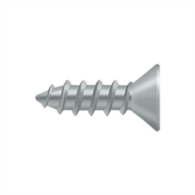 Deltana - Wood Screw, Steel, No.12 x 3/4'' - Brushed Chrome