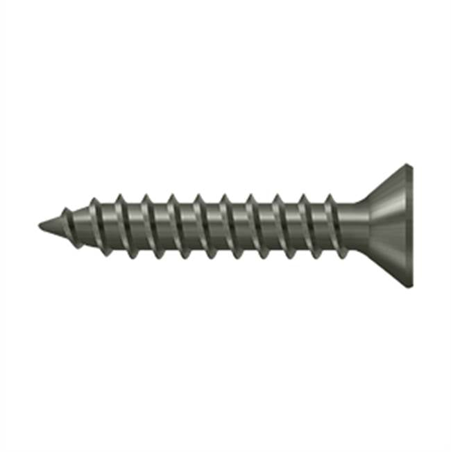 Deltana - Wood Screw, Steel, No.9 x 1'' - Antique Nickel