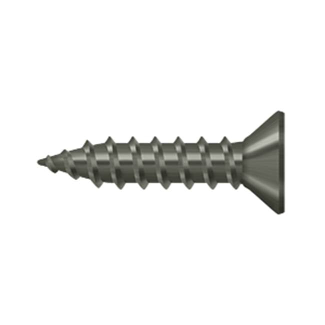 Deltana - Wood Screw, Steel, No.9x3/4'' - Antique Nickel