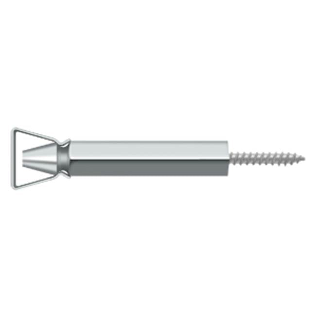 Deltana - Shutter Door Holder, 3-1/4'' - Polished Chrome