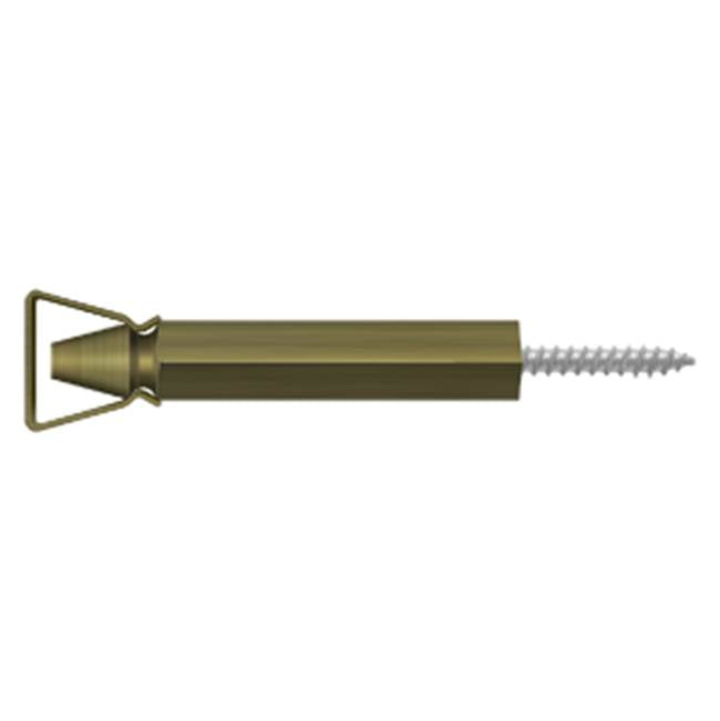Deltana - Shutter Door Holder, 3-1/4'' - Antique Brass