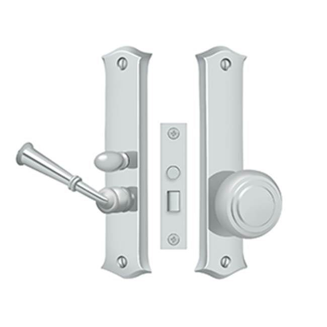 Deltana - Storm Door Latch, Classic, Mortise Lock - Polished Chrome