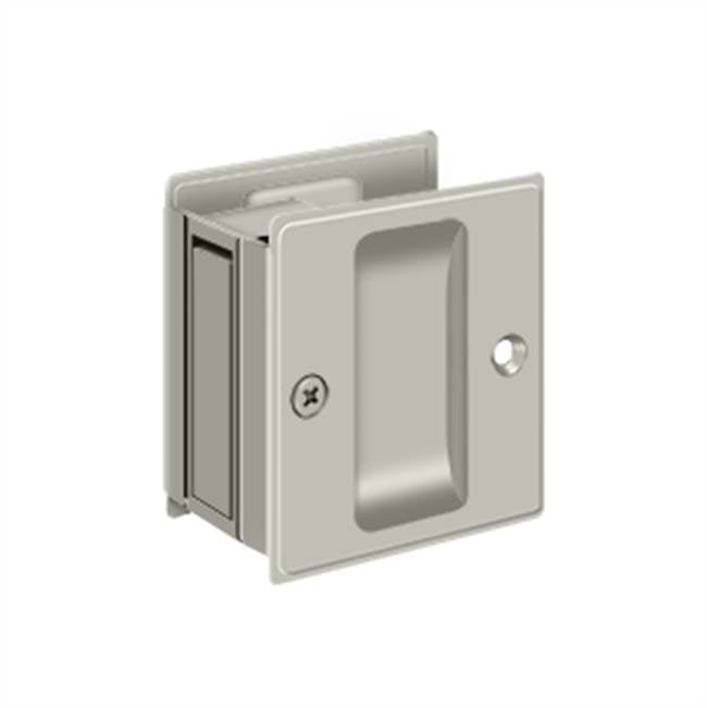 Deltana - Pocket Lock, 2-1/2'' x 2-3/4'' Passage - Brushed Nickel