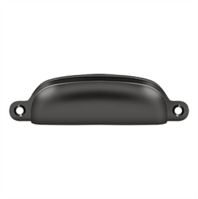 Deltana - Exposed Shell Pull 4'' - Oil-rubbed Bronze