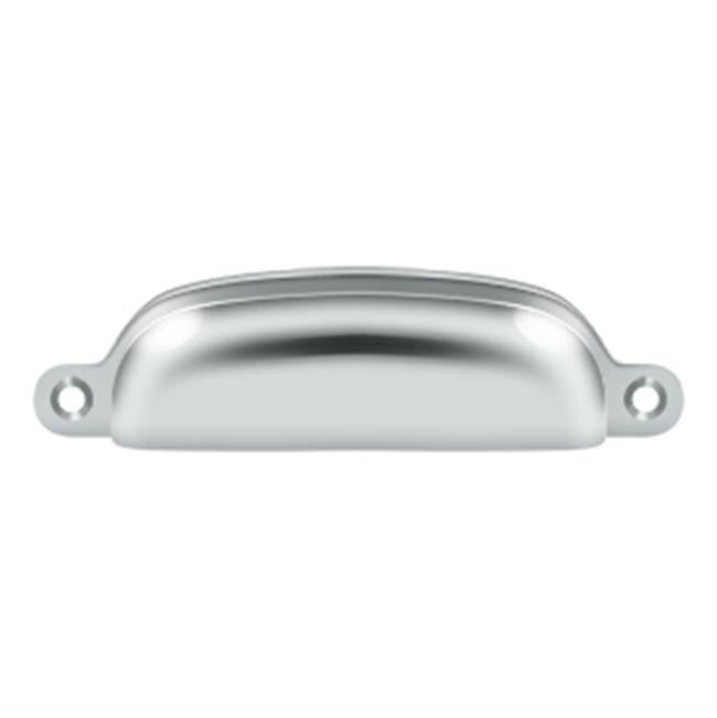 Deltana - Exposed Shell Pull 4'' - Polished Chrome