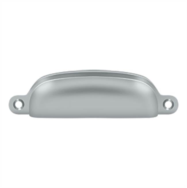 Deltana - Exposed Shell Pull 4'' - Brushed Chrome