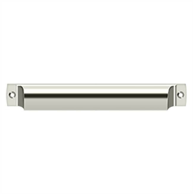 Deltana - Rectangular Shell Pull 7'' - Polished Nickel