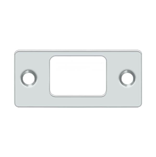 Deltana - Strike Plate, Deadbolt, 2-3/4'' x 1-1/4'' - Polished Chrome