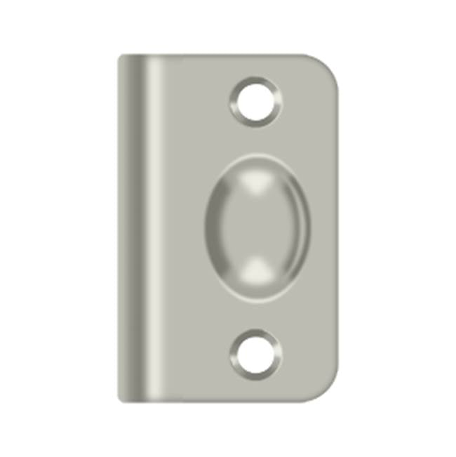 Deltana - Strike Plate for Ball Catch and Roller Catch - Brushed Nickel