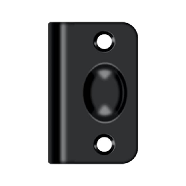 Deltana - Strike Plate for Ball Catch and Roller Catch - Paint Black