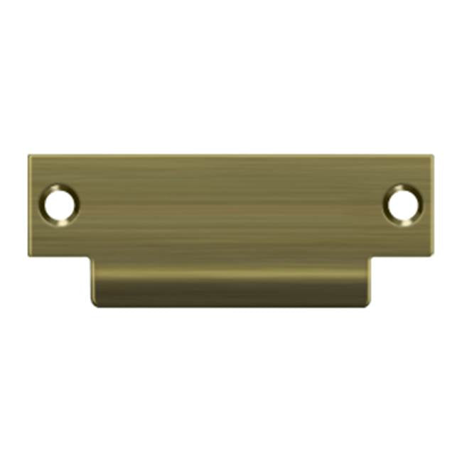Deltana - ANSI Blank T- Strike, 4-7/8'' x 1-1/4'', Without Hole - Antique Brass