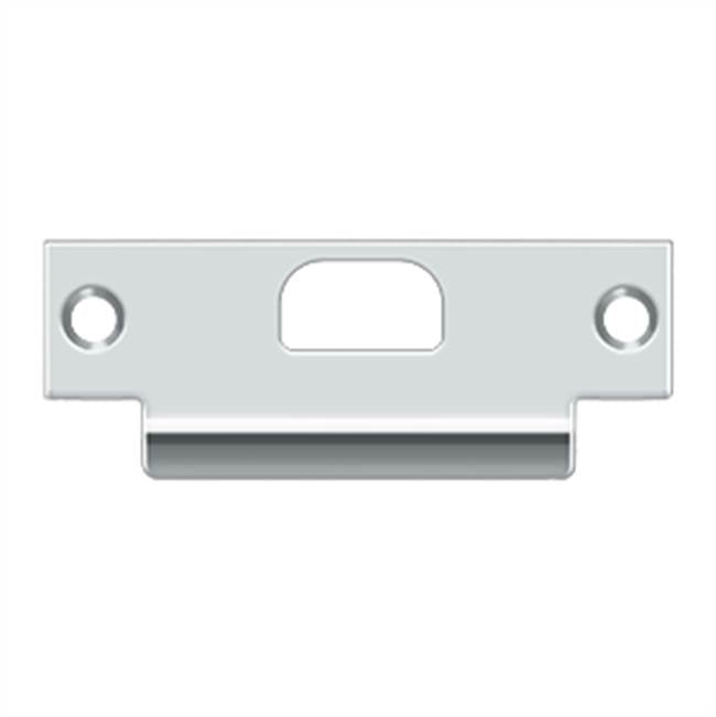 Deltana - ANSI T- Strike, 4-7/8'' x 1-1/4'', w/ Hole - Polished Chrome