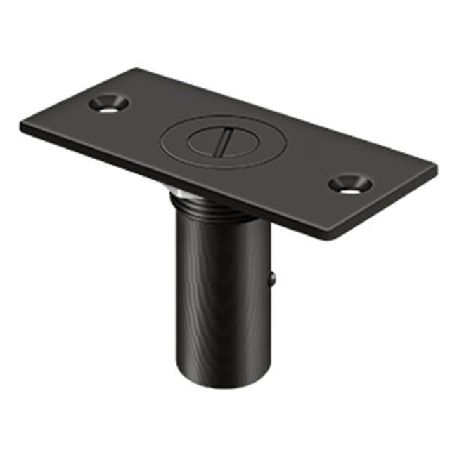 Deltana - Dust Proof Strike 3-1/2'' x 1-5/8'' w/Safety Lock - Oil-rubbed Bronze