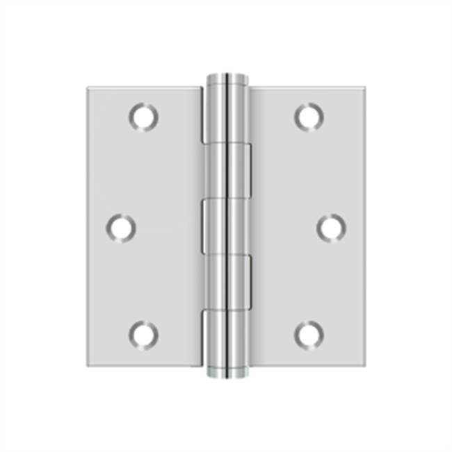 Deltana - 3'' x 3'' Square Hinge - Polished Stainless