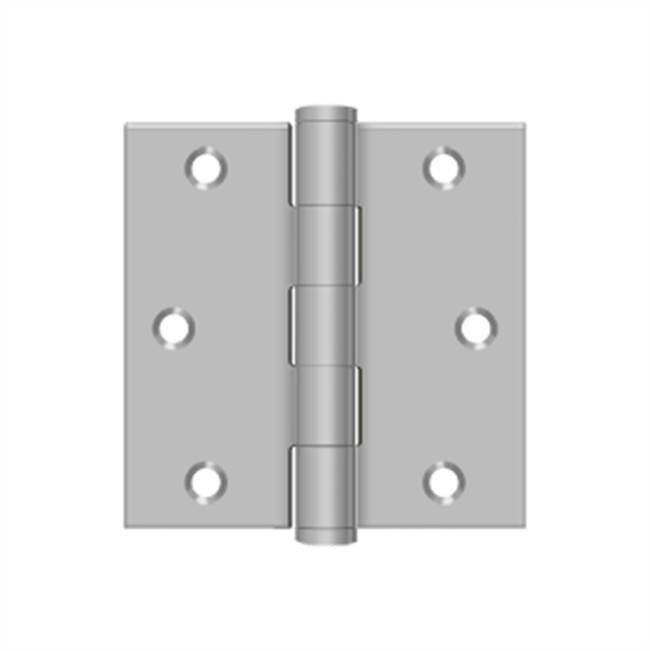 Deltana - 3'' x 3'' Square Hinge - Brushed Stainless