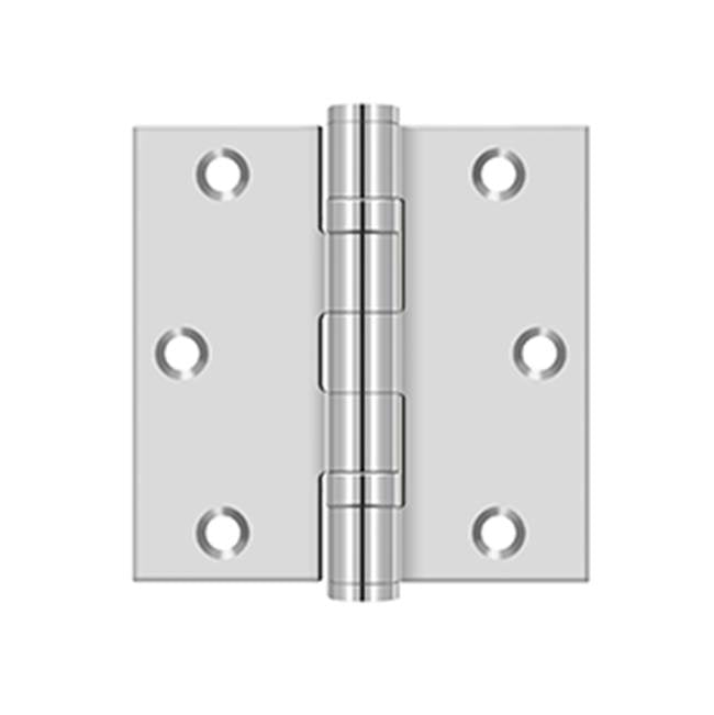 Deltana - 3-1/2'' x 3-1/2'' Square Hinge - Polished Stainless
