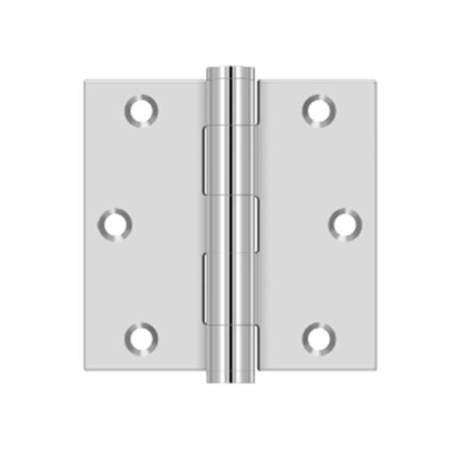 Deltana - 3-1/2'' x 3-1/2'' Square Hinge - Polished Stainless