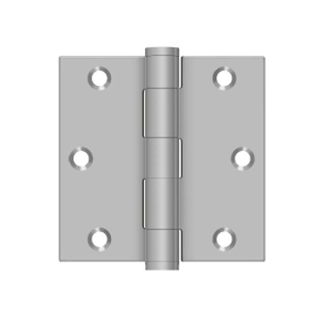 Deltana - 3-1/2'' x 3-1/2'' Square Hinge - Brushed Stainless