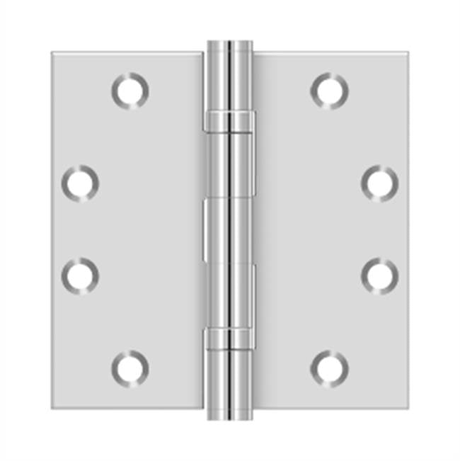 Deltana - 4-1/2'' x 4-1/2'' Square Hinge - Polished Stainless