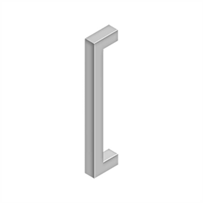 Deltana - 12'' Contemporary Pulls, Single Side - Brushed Stainless