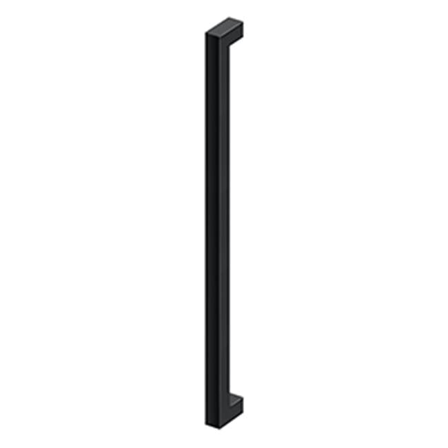 Deltana - 36'' Extra Large Contemporary Pulls, Single Side - Paint Black