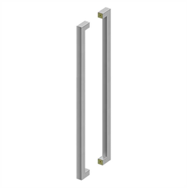 Deltana - 42'' Extra Large Contemporary Pulls, Back-To-Back - Brushed Stainless