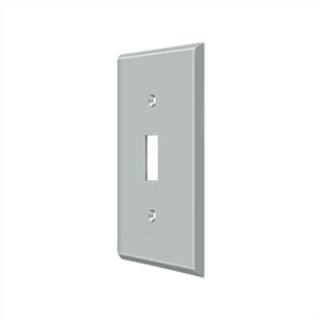 Deltana - Switch Plate, Single Standard - Brushed Chrome