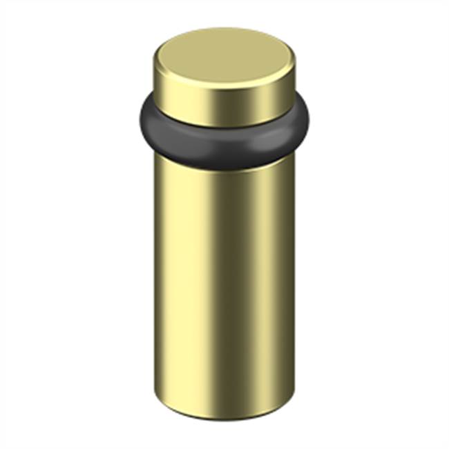 Deltana - ROUND UNIVERSAL FLOOR BUMPER 3'', SOLID BRASS - Polished Brass