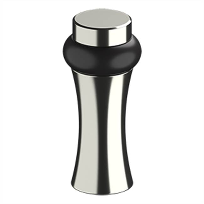 Deltana - ROUND UNIVERSAL FLOOR BUMPER 3-1/2'', DECORATIVE, SOLID BRASS - Polished Nickel