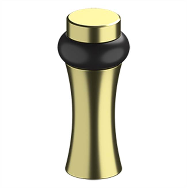 Deltana - ROUND UNIVERSAL FLOOR BUMPER 3-1/2'', DECORATIVE, SOLID BRASS - Polished Brass