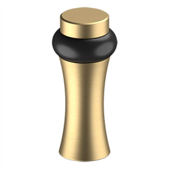 Deltana - ROUND UNIVERSAL FLOOR BUMPER 3-1/2'', DECORATIVE, SOLID BRASS - Brushed Brass
