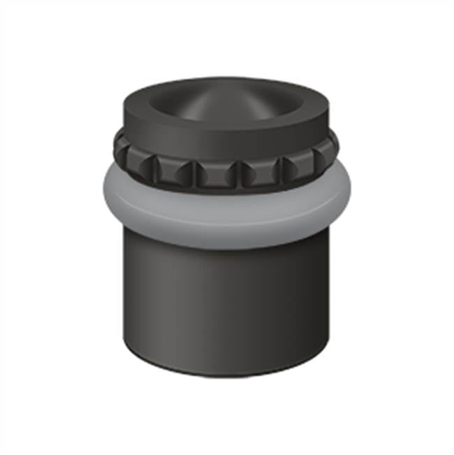 Deltana - Round Universal Floor Bumper Pattern Cap 1-5/8'', Solid Brass - Oil-rubbed Bronze
