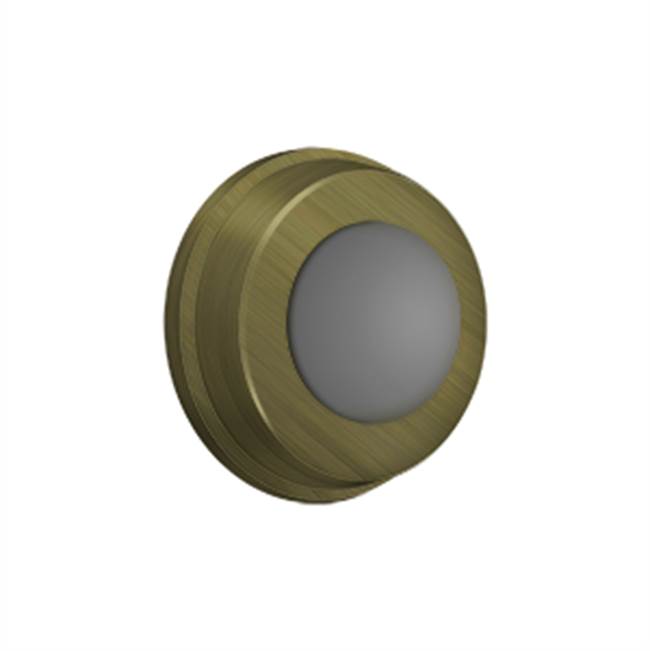 Deltana - Flush Bumper 1'' Diam. - Antique Brass