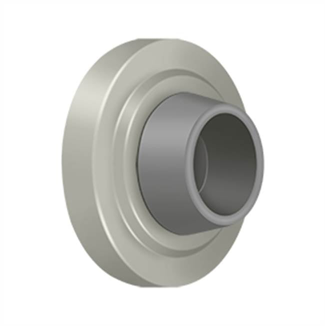 Deltana - Concave Flush Bumper 2-3/8'' Diam. - Brushed Nickel