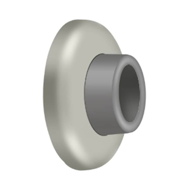 Deltana - Wall Mount Concave Flush Bumper, 2-1/2'' Diam. - Brushed Nickel