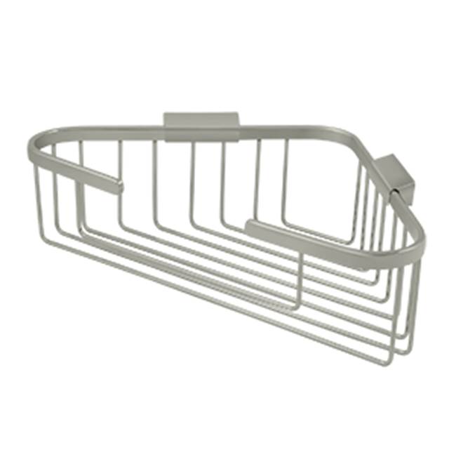 Deltana - Wire Basket, 13-1/4'' x 10-1/4'' Triangular Corner - Brushed Nickel
