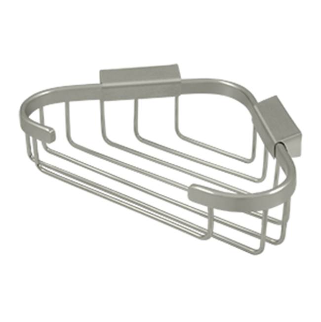 Deltana - Wire Basket, 8-3/4'' x 6-7/8'' Triangular Corner - Brushed Nickel