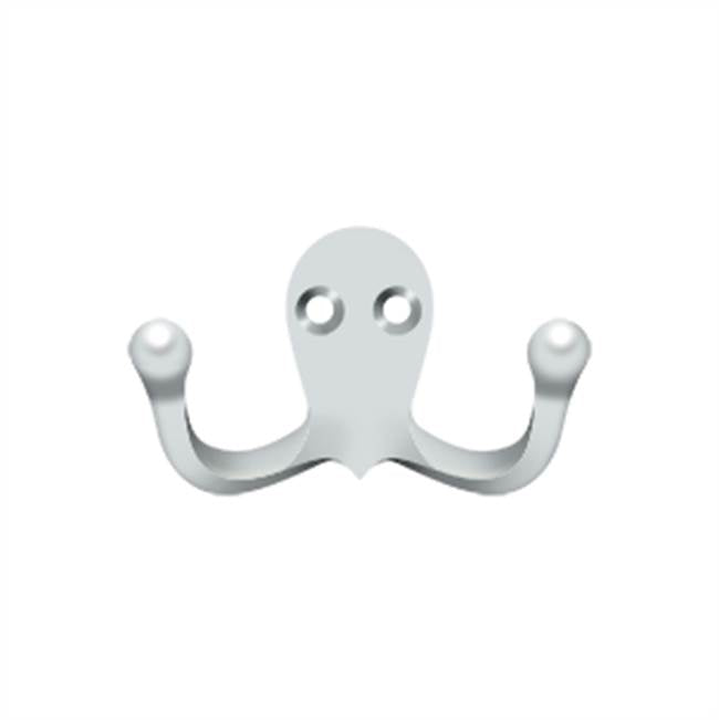 Deltana - Double Hook - Polished Chrome