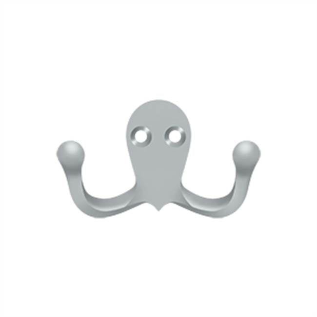Deltana - Double Hook - Brushed Chrome