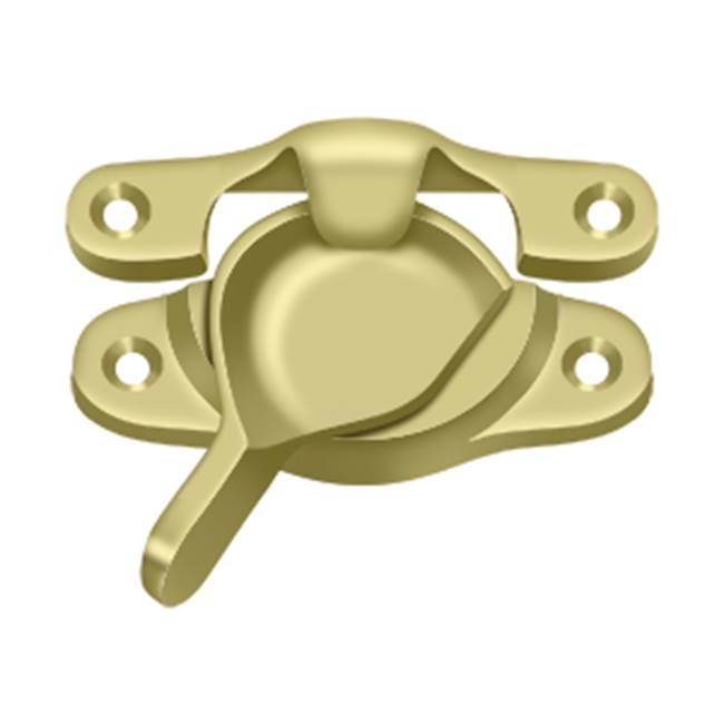 Deltana - Window Sash Lock, 1-1/8'' x 3'' - Polished Brass
